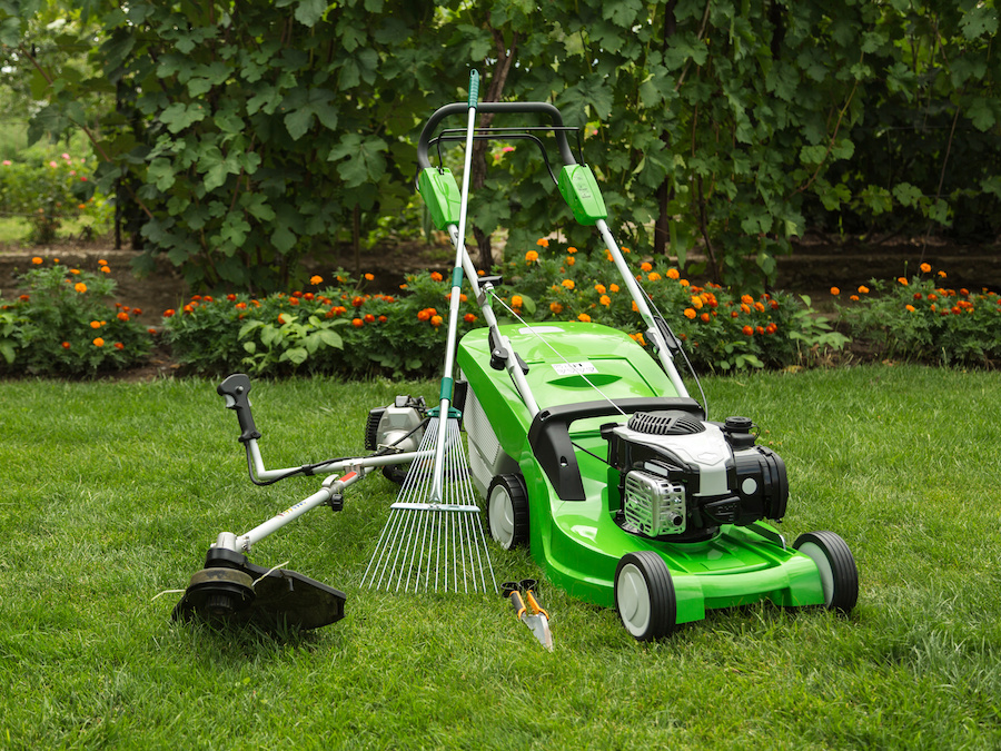 ¿Cómo almacenar equipo de jardinería?